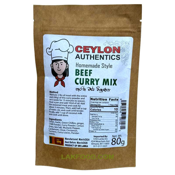 Ceylon Authentic Beef Curry Mix 80g