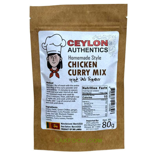 Ceylon Authentic Chicken Curry Mix 80g