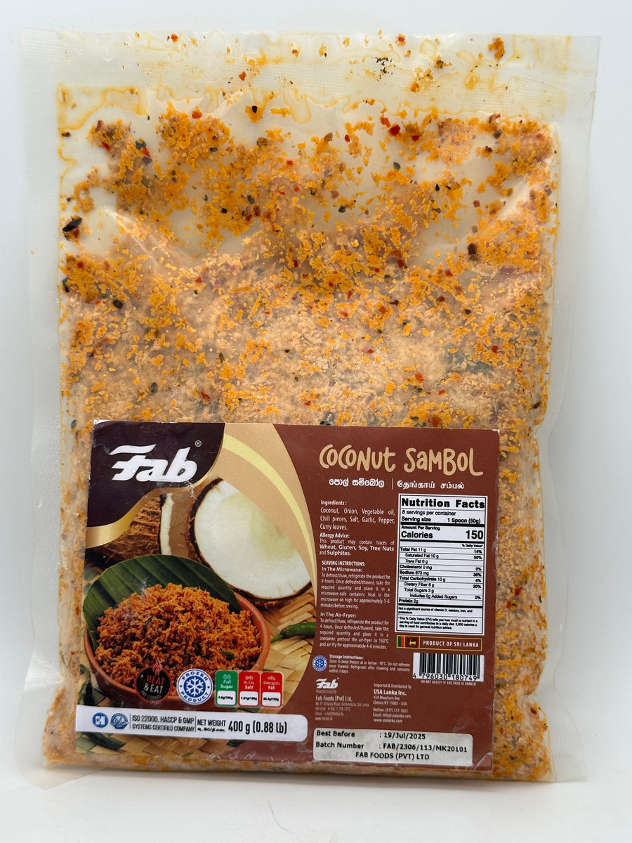 Fab Coconut Sambol 400g LakFood