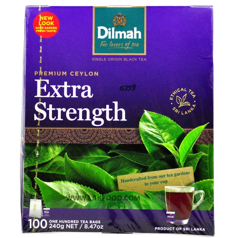 Dilmah Extra Strength Tea 100 Bags LakFood