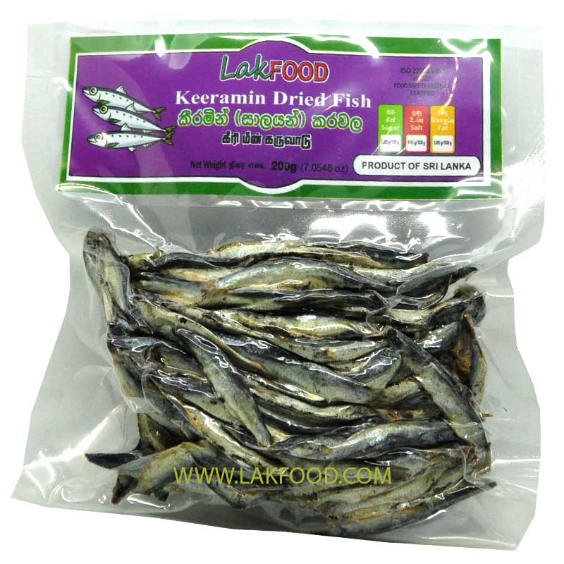 Keeramin Dry Fish 200g – LakFood