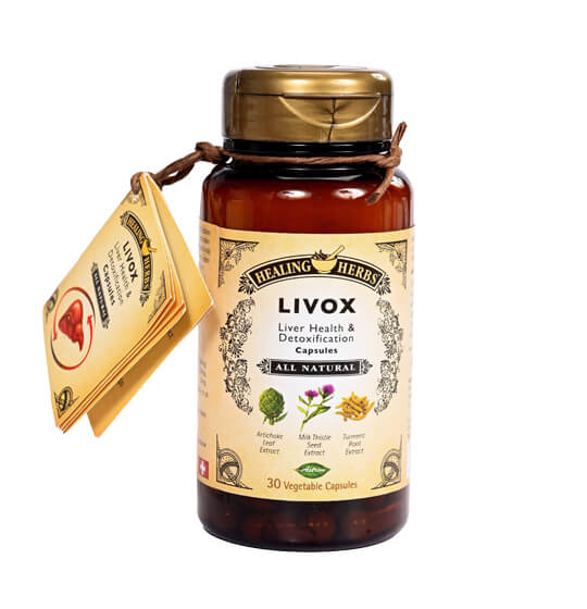 Livox Supplement for Liver Protection & Detoxification 30 Vegi Capsules