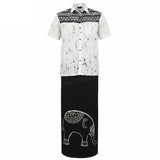 Gents - Batik Sarong & Shirt Kit (Size: XL & L)