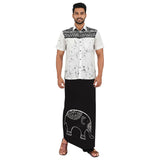 Gents - Batik Sarong & Shirt Kit (Size: XL & L)