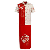 Gents - Batik Sarong & Shirt Kit (Size: XL & L)