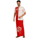 Gents - Batik Sarong & Shirt Kit (Size: XL & L)