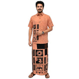 Gents - Batik Sarong & Shirt Kit (Size: XL & L)