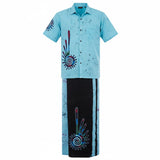 Gents - Batik Sarong & Shirt Kit (Size: XL & L)
