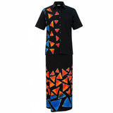 Gents - Batik Sarong & Shirt Kit (Size: XL & L)