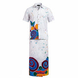 Gents - Batik Sarong & Shirt Kit (Size: XL & L)