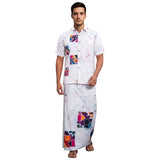 Gents - Batik Sarong & Shirt Kit (Size: XL & L)