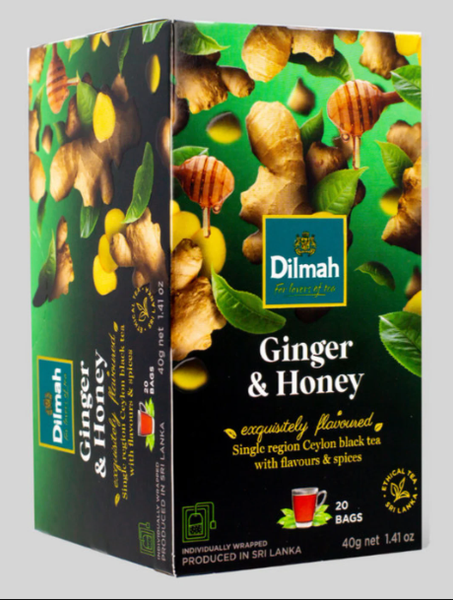 Dilmah Ginger & Honey Tea - 20 Bags