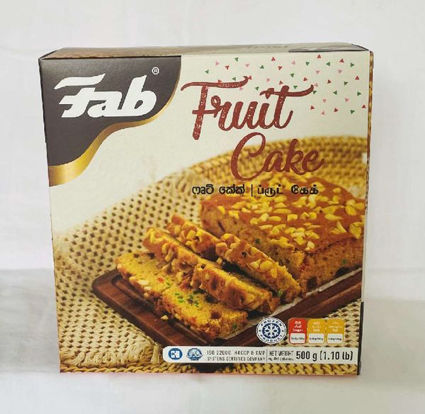 Fab Fruit Cake 500g (1.10lb)