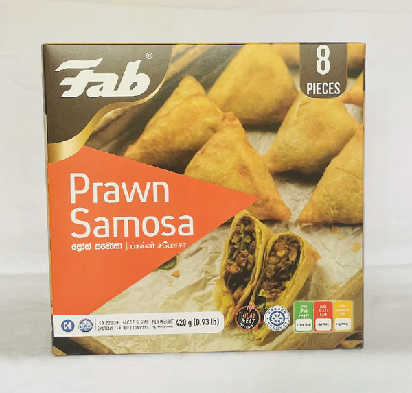 Fab Prawn Samosa 8-Pcs **