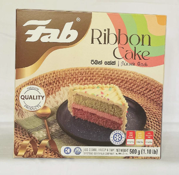 Fab Ribbon Cake 500g (1.10lb)