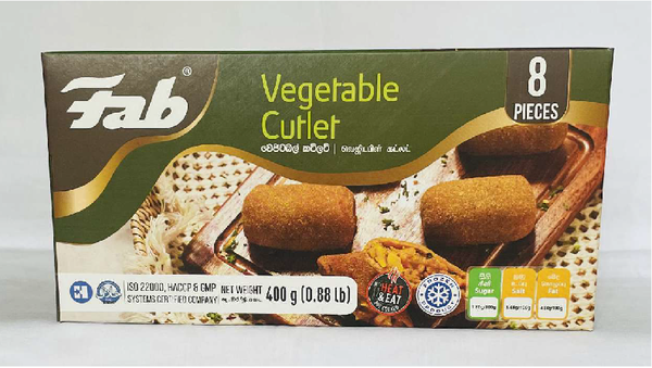 Fab Vegetable Cutlet 8-Pcs **