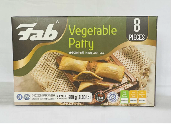 Fab Vegetable Patty 8-Pcs **