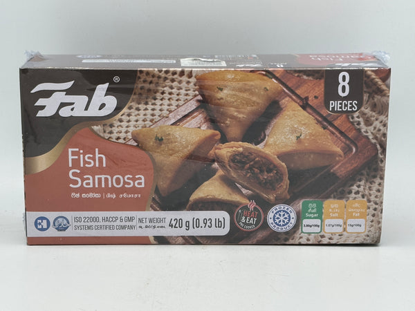 Fab Fish Samosa 8-Pcs **