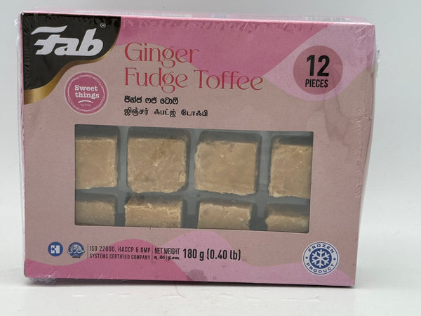 Fab Ginger Fudge Toffee 12 pcs