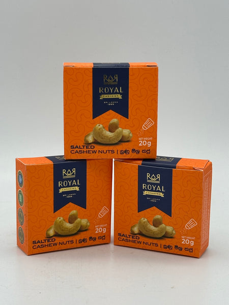 Royal Salted Cashew Nuts 20g x 3 packs