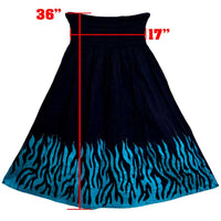 Ladies - Batik Skirt & Blouse (Size - S)