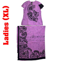 Ladies - Batik Skirt & Blouse (Size - XL)
