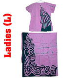 Ladies - Batik Skirt & Blouse (Size - L)