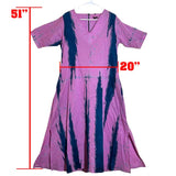 Ladies - Batik Frock With a Side Pocket (Size - XL)