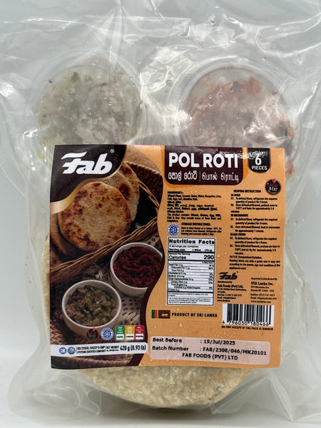 Fab Pol Roti 420g (0.93lb)