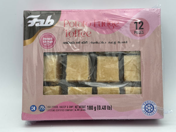 Fab Potato Fudge Toffee 12 pcs ** BUY ONE GET ONE FREE **