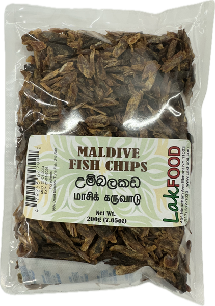 Lakfood Maldivefish / Maldive Fish Chips / Umbalakada (Pkt) 200g