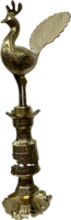6 Ft. Brass Oil Lamp - ( Monara Pahana )