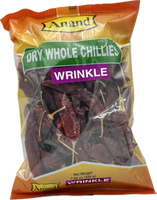 Anand Dry Whole Red Chilli Whole -  (Wrinkle) 200g