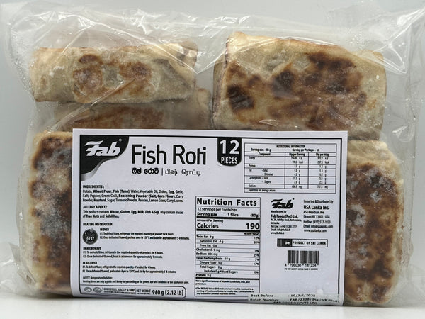 Fab Fish Roti Budget Pack 12-Pcs