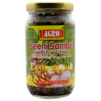 Agro Seeni Sambal with Fried Onion 250g (බැදපු සීනි සම්බල්)