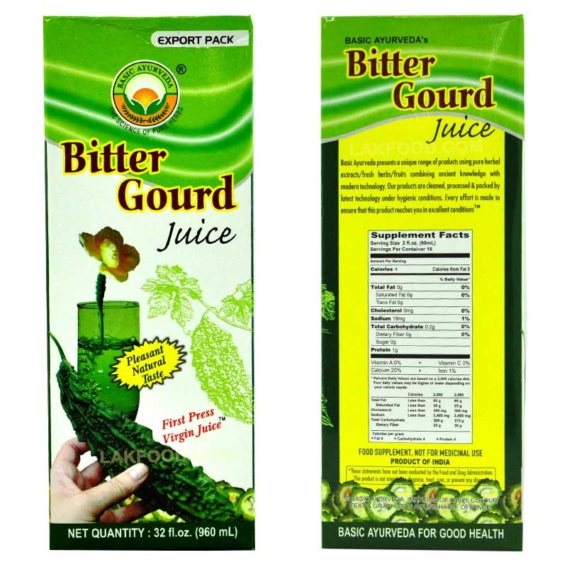 Bitter Gourd Juice 480ml ( 16 fl.oz) LakFood