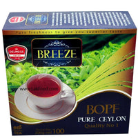 Delmege Breeze Pure Ceylon BOPF Tea 100 Bags
