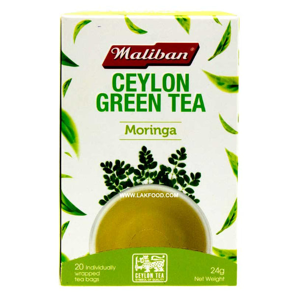 Maliban Green Tea - Moringa - 20 Tea Bags (මුරුංගා තේ) ** BUY ONE GET ONE FREE **