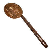 Polished Coconut Spoon with Kithul Handle - 1pc