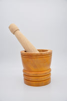Wooden Reusable Mortar and Pestle Kitchen - Small