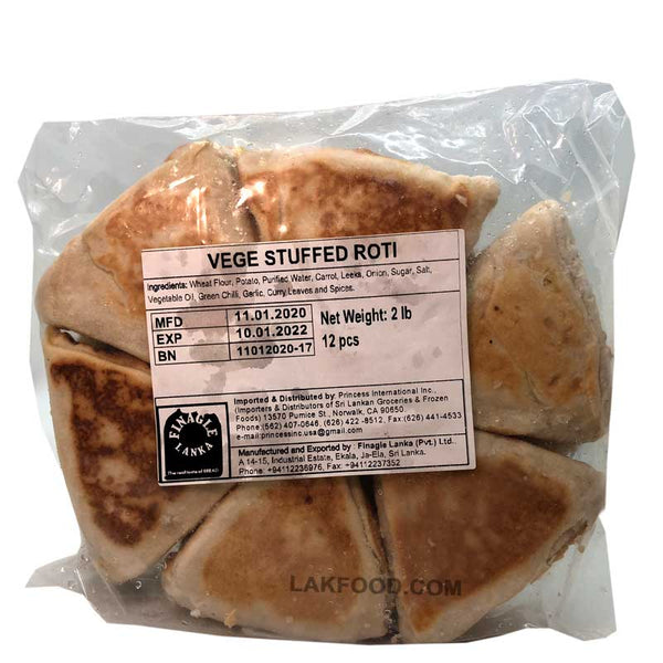 Finagle Vegetable Roti (Value Pack) 12-Pcs **