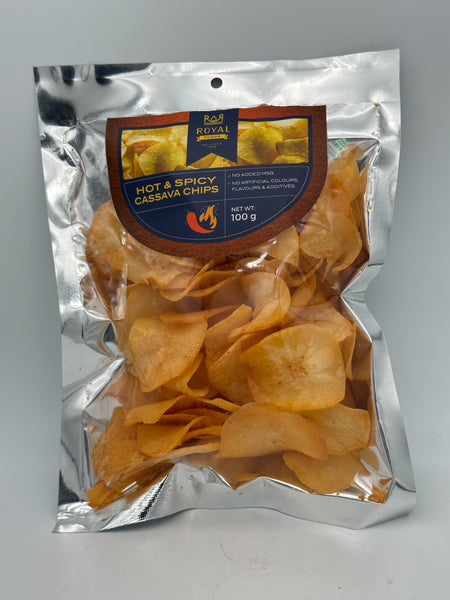 Royal Cassava Chips ( Hot & Spicy ) 100g