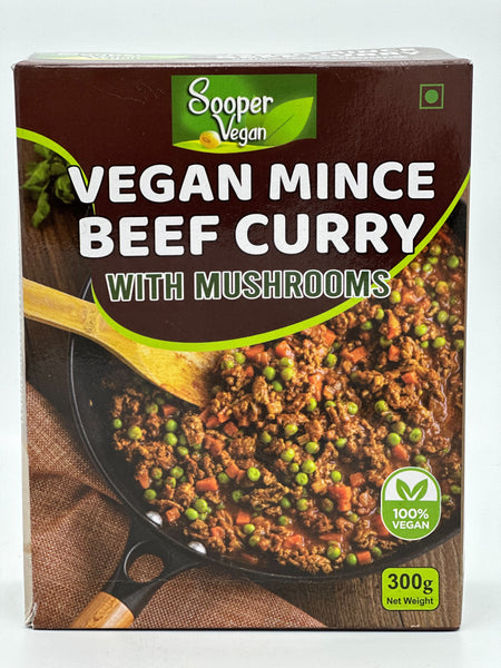 Sooper Vegan Mince Beef Curry With Mushrooms 300g