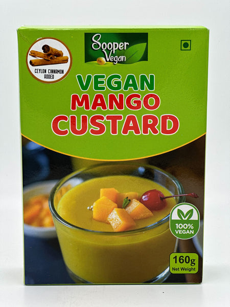 Sooper Vegan Mango Custard with Ceylon Cinnamon 160g