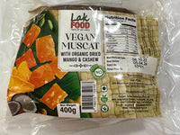LakFood Vegan Muscat with Organic Dried Pineapple & Cashew 400g ** BUY ONE GET ONE FREE **