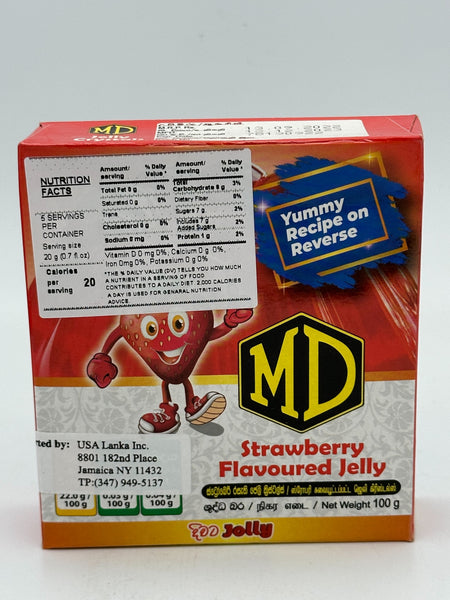 MD Strawberry Flavored Jelly 100g