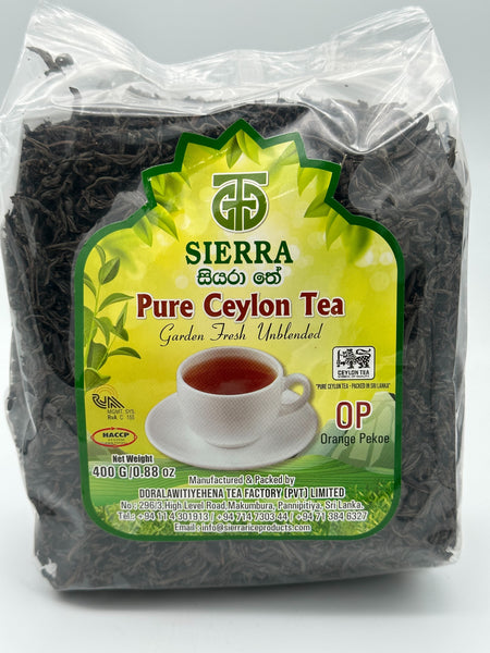 Sierra Pure Ceylon Tea OP (Orange Peko) 400g / 0.88 oz