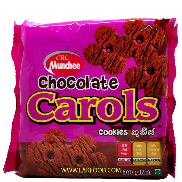 Munchee Chocolate Carols Cookies 300g