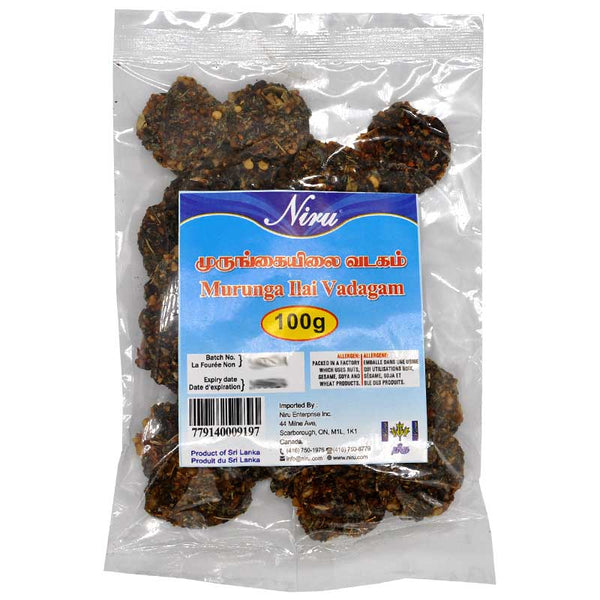 Niru Murunga Ilai Wafers (Vadagam) 100g ** BUY ONE GET ONE FREE **