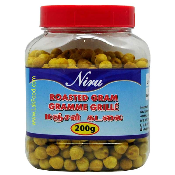 Niru Roasted Gram 200g - வறுத்த மஞ்சள் கடலை
